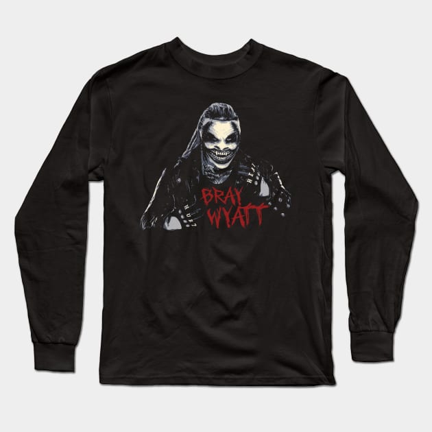 The Fiend Bray Wyatt Long Sleeve T-Shirt by mia_me